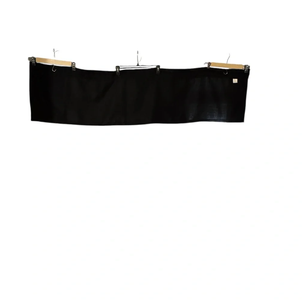 Mainstays Black Curtain‎ Topper
